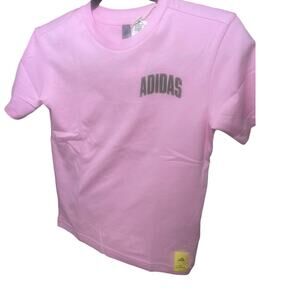 Kids Adidas Simpsons Collaboration Pink T Shirt Small with Bart NWT